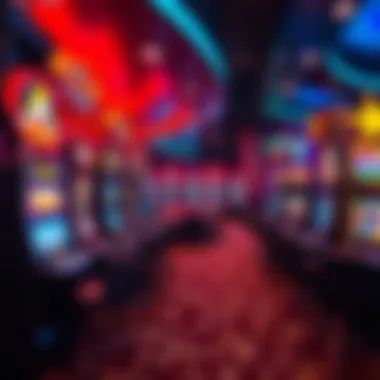 An inviting gaming floor filled with vibrant slot machines and tables