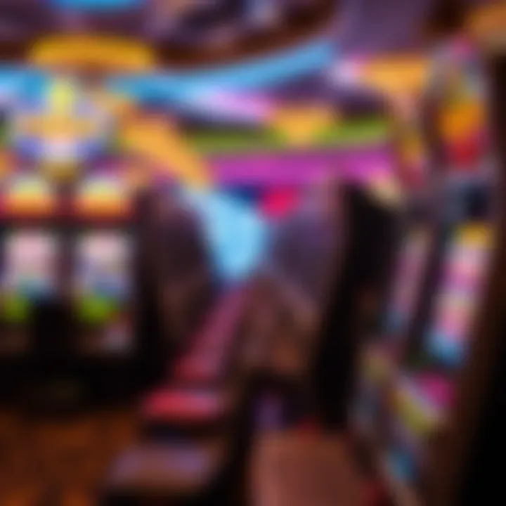 A vibrant display of slot machines at Fortune 2Go Casino