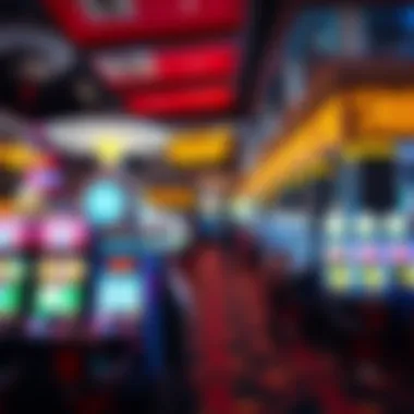 Gaming Floor Experience at Golden Knights Interior view of the gaming floor bustling with activity