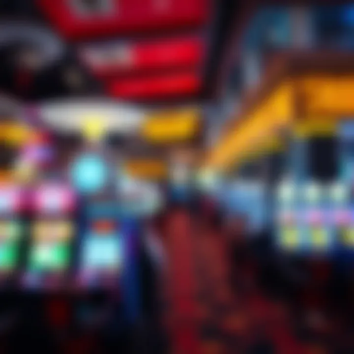 Gaming Floor Experience at Golden Knights Interior view of the gaming floor bustling with activity