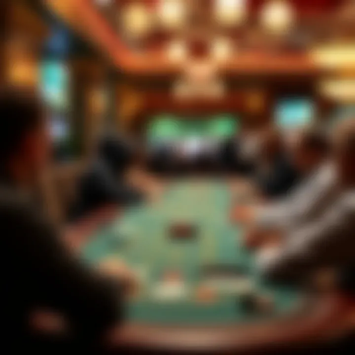 Exciting Table Games at Golden Knights A table game in action with players engaged