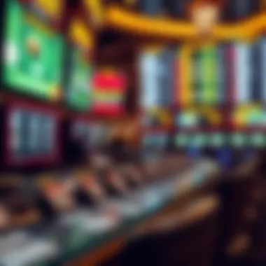 A selection of betting options available at the sportsbook