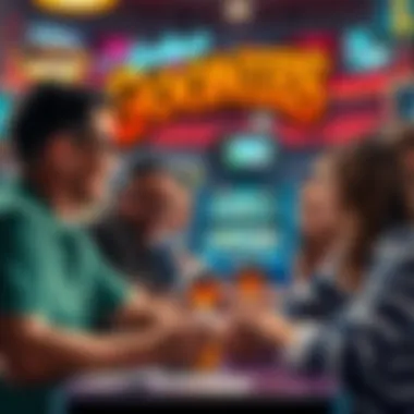 Community members discussing strategies for the Goonies app