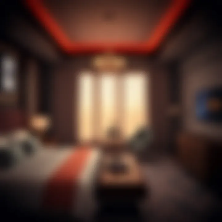 Luxurious hotel room at Hard Rock Casino and Resort Atlantic City