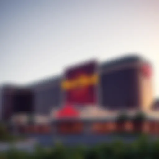 Exterior view of Hard Rock Casino and Resort Atlantic City showcasing its iconic architecture