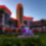 Exterior view of Harrah's Casino Valley River showcasing its architecture