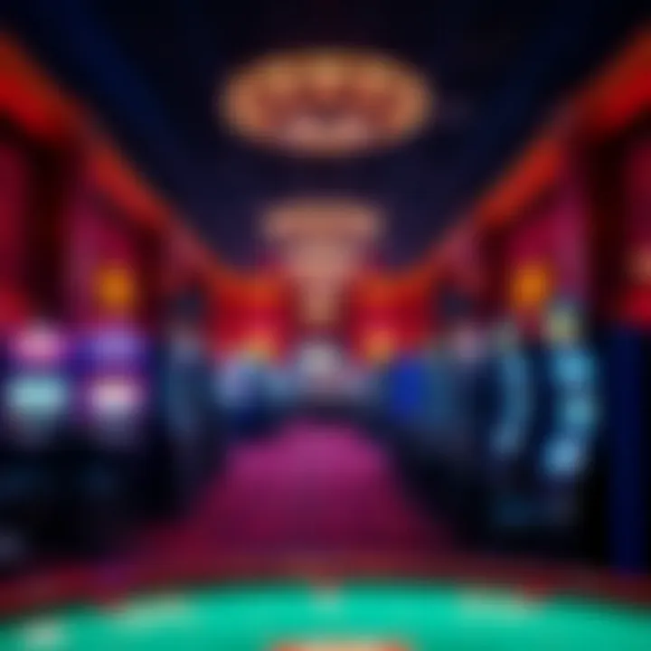 Interior gaming area filled with slot machines and table games
