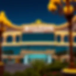 Exterior view of the Hilton Casino showcasing its grandeur