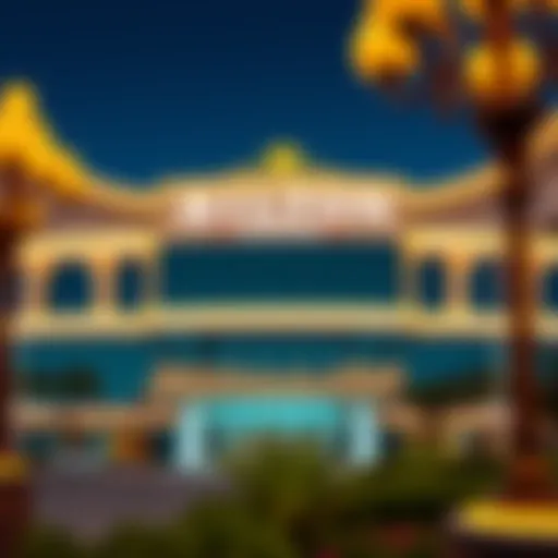 Exterior view of the Hilton Casino showcasing its grandeur