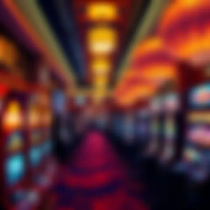 Luxurious gaming floor filled with diverse gaming options