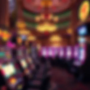 Historic Casino Atmosphere Featuring Megabucks Historic Megabucks slot machine casino setting
