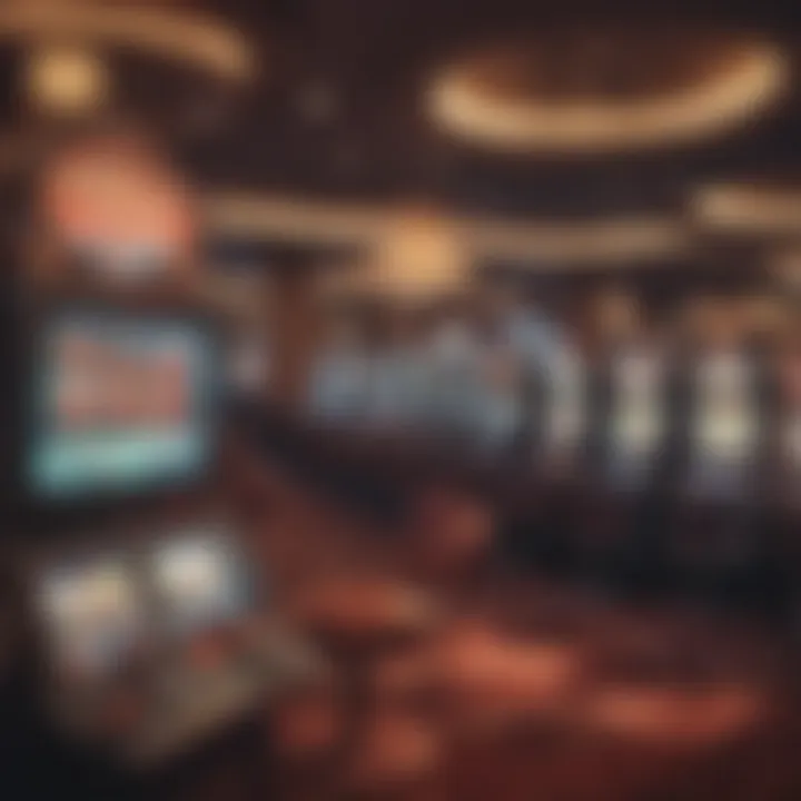 Interior view of a popular Minnesota casino highlighting gaming options