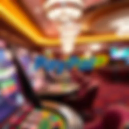 PayPal logo integrated with a live casino interface