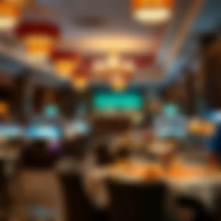 Dining area within Kewadin Casino Hotel featuring a delectable buffet