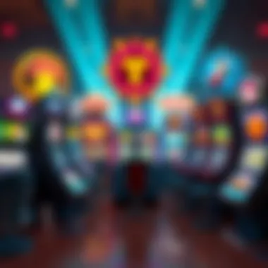 An array of Konami casino game icons reflecting diversity