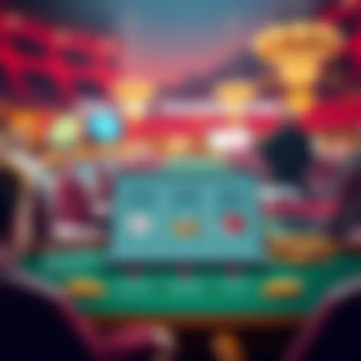 An infographic illustrating the legal framework surrounding online gambling and sweepstakes