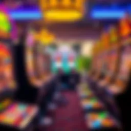 Luxor slot machine display showcasing vibrant themes