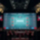 Illustration of March Madness Tournament Bracket Structure