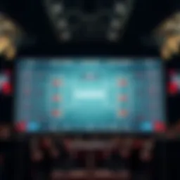 Illustration of March Madness Tournament Bracket Structure