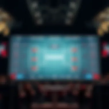 Illustration of March Madness Tournament Bracket Structure