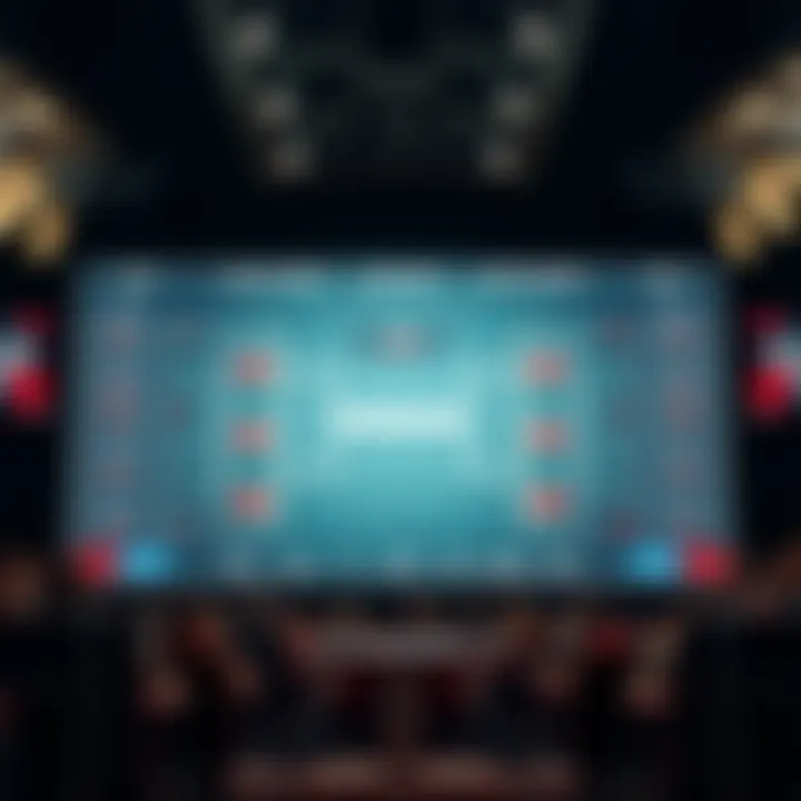 Illustration of March Madness Tournament Bracket Structure