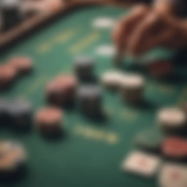 An overview of Texas Hold'em game layout