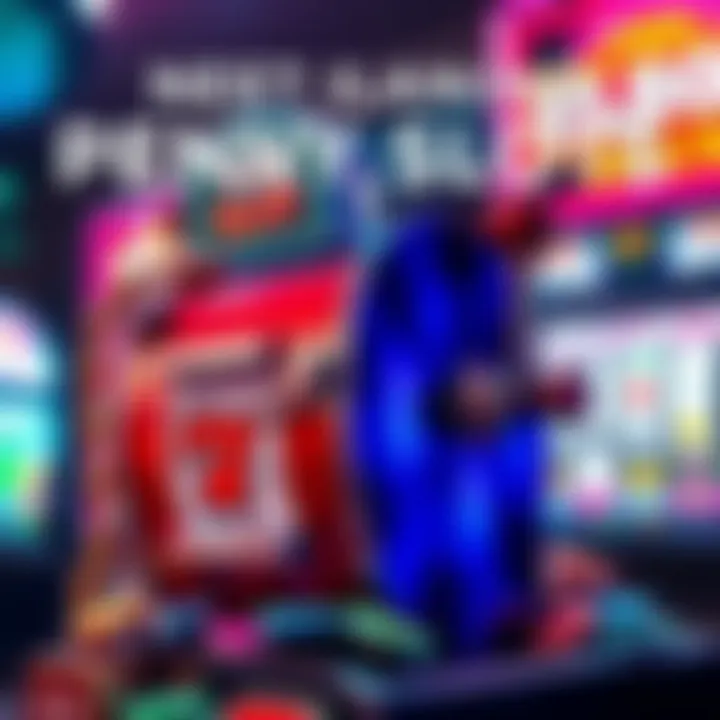 Graphic illustrating the mechanics behind penny slot games