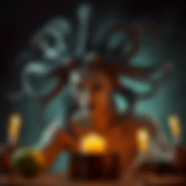 Artistic interpretation of Medusa from mythology