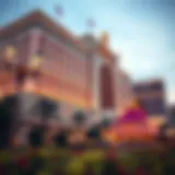 Exterior view of MGM Casino showcasing its architectural grandeur