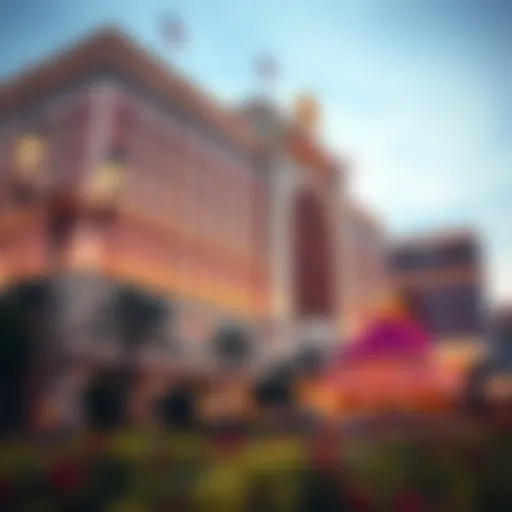 Exterior view of MGM Casino showcasing its architectural grandeur