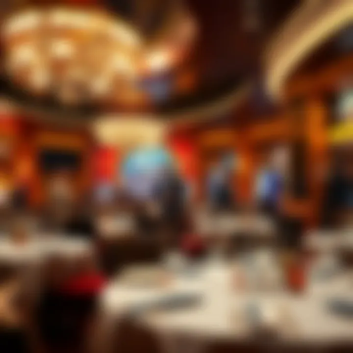 Fine dining restaurant at MGM