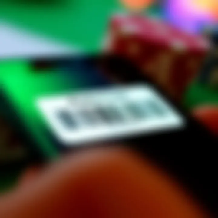A close-up of a promotional code displayed on a mobile device