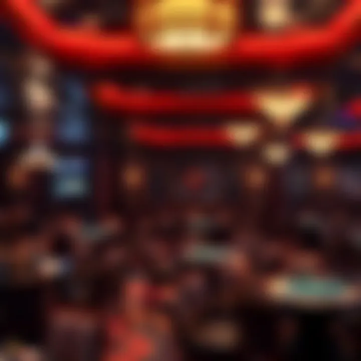 Interior view of Parx Casino poker room