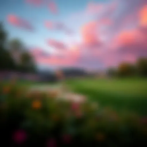 Scenic View of the PGA Championship Golf Course Golf course during PGA Championship