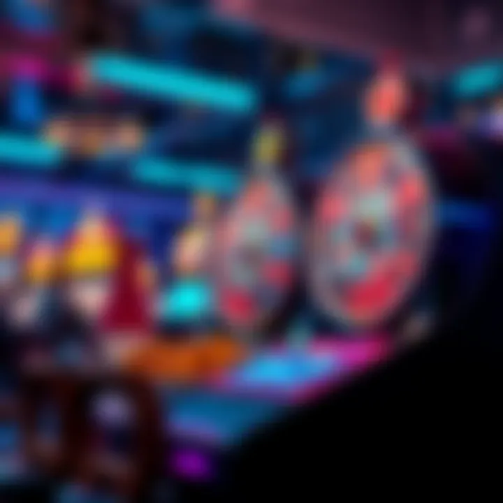 Illustration showcasing player engagement through free spins