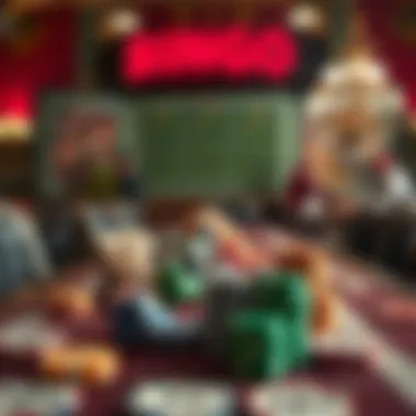 A table displaying a variety of bingo markers and chips in an inviting setup.