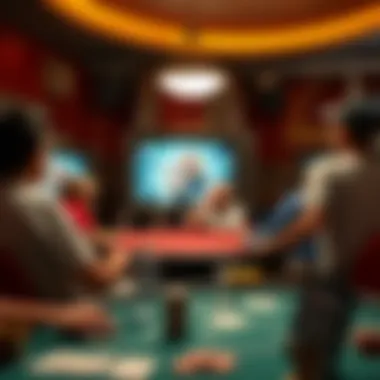 Vintage poker show depicting the game's early television history and its niche audience.