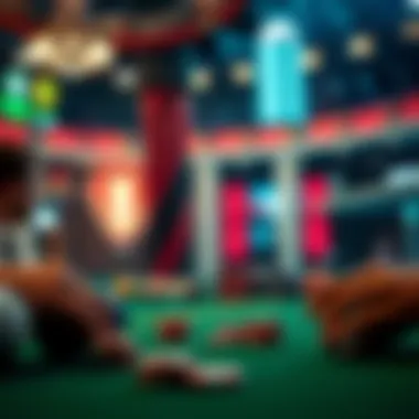 Risk assessment graphic in betting scenarios