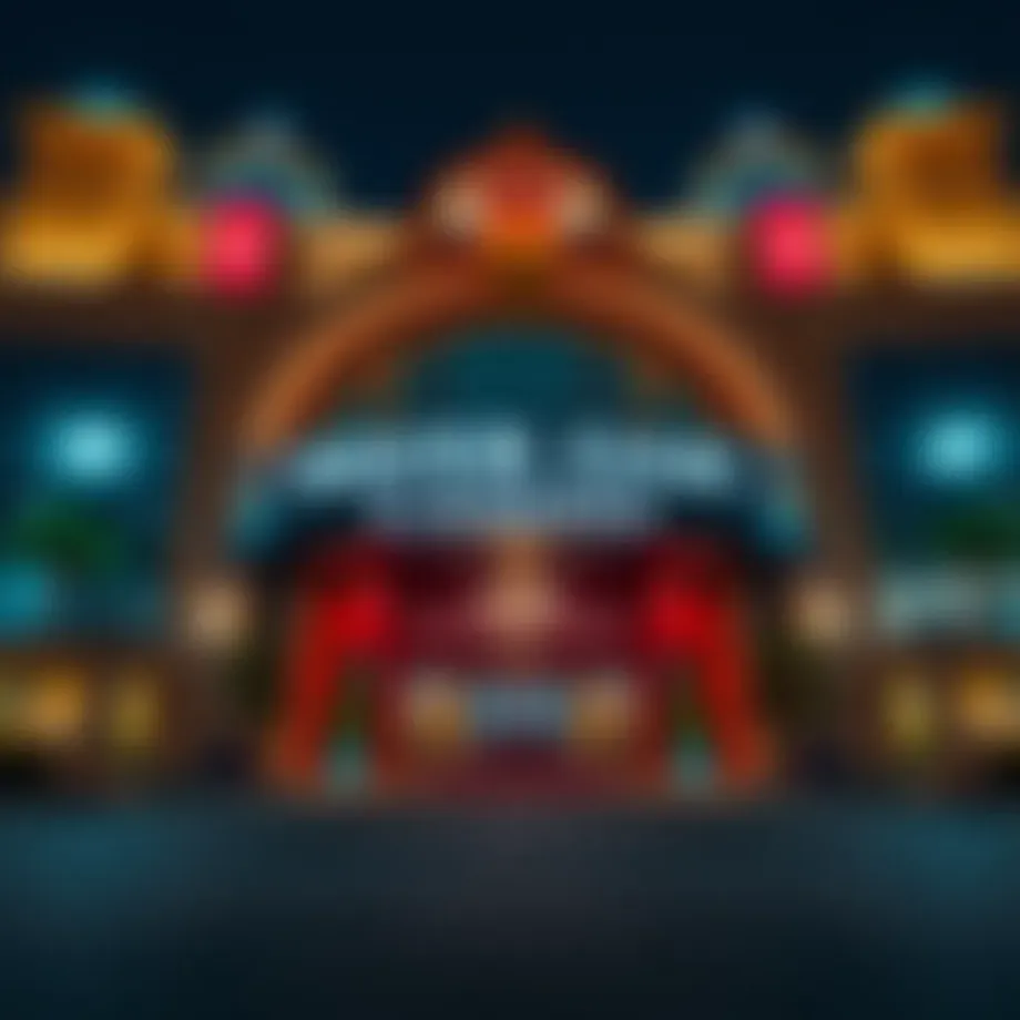 Exterior view of Silver Oak Casino showcasing its grandeur