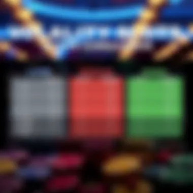 Volatility Slots Comparison Comparison chart of low, medium, and high volatility slots