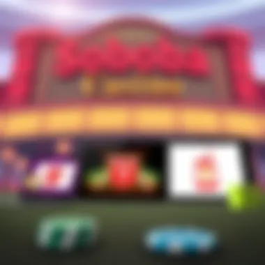 Illustration of digital devices showcasing Soboba Casino offers