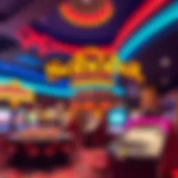 A vibrant display of Soboba Casino promotional materials