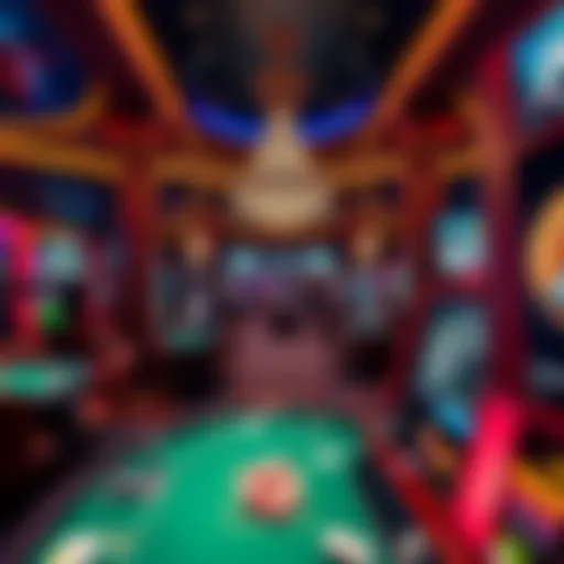 Luxurious Gaming Experience Luxurious gaming area at South Point Hotel Casino