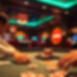 Strategic gameplay in an online casino