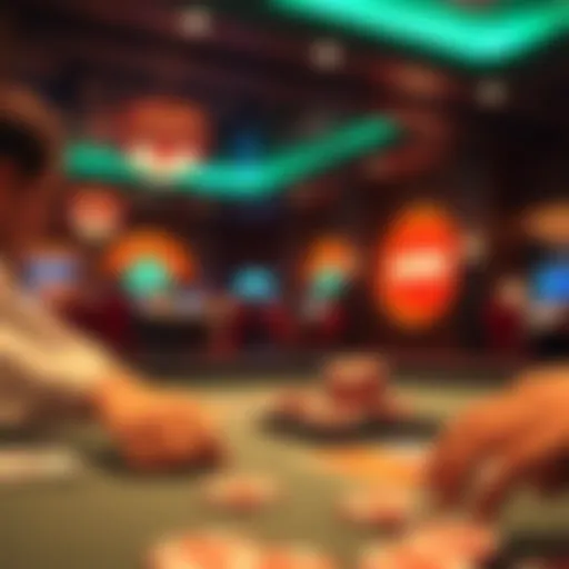Strategic gameplay in an online casino