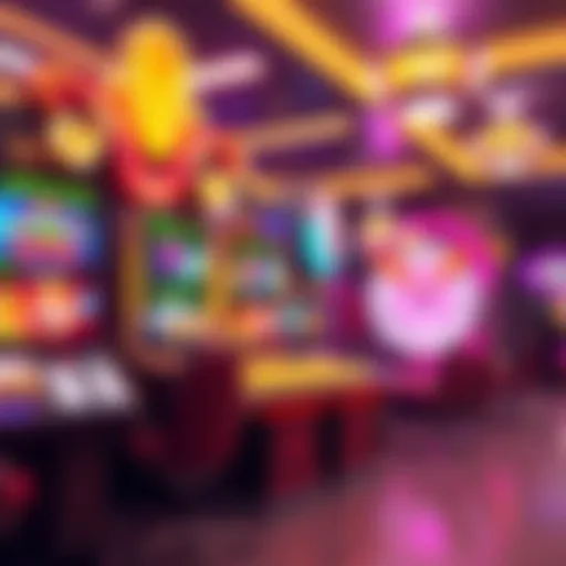 A digital representation of an online sweepstakes platform showcasing vibrant prizes