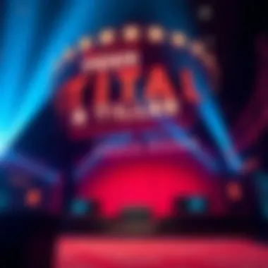 Penn & Teller's iconic stage setup in Las Vegas