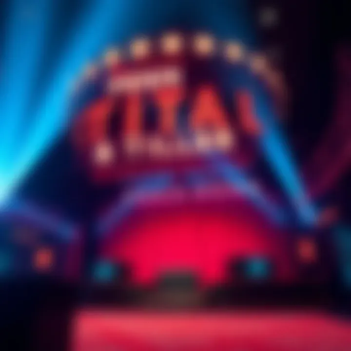 Penn & Teller's iconic stage setup in Las Vegas