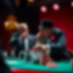 Penn & Teller performing a magic trick on stage