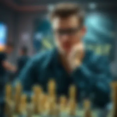Promoting Responsible Betting in Chess A thoughtful chess enthusiast engaged in responsible betting practices